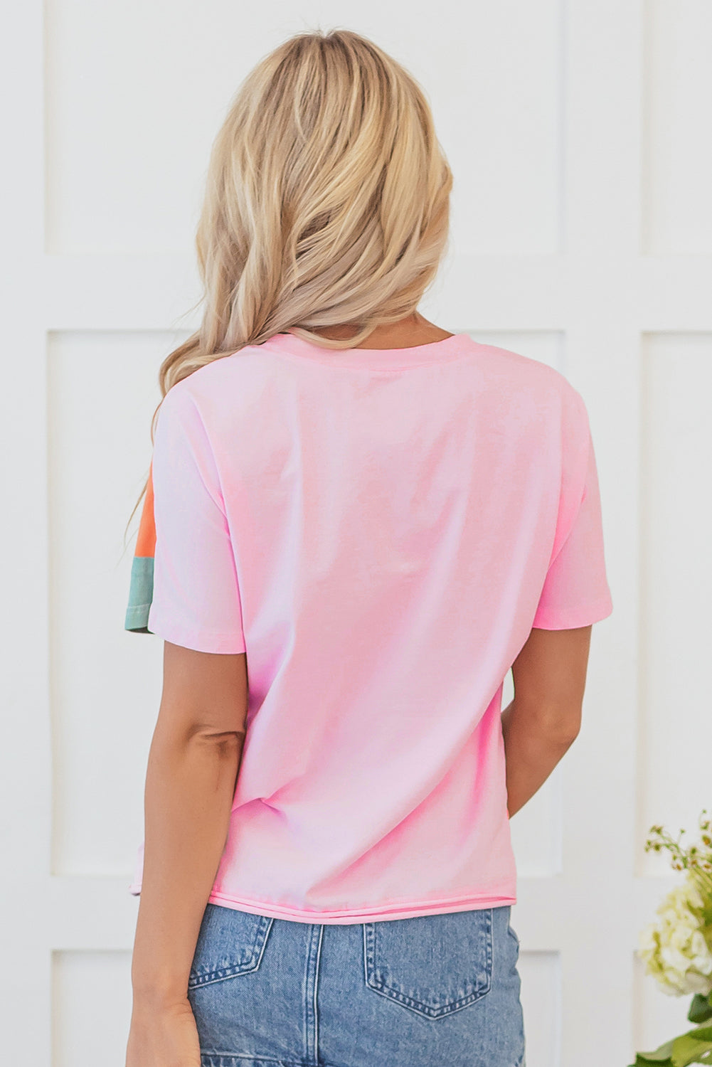 Sylvie Seamed Crewneck Top.-1